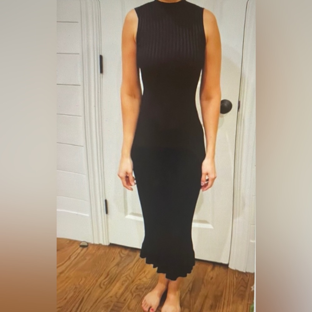 Theory Black Dress Sz Petite